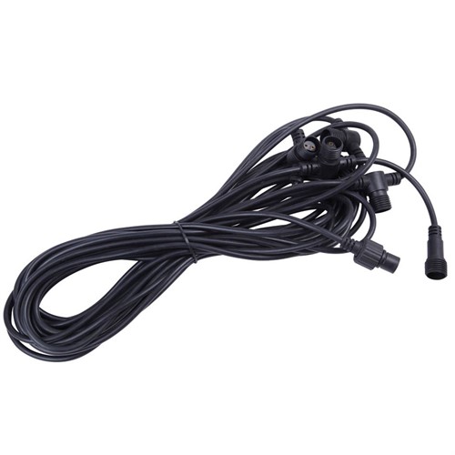 Förlängningskabel 12m med 5 honkontakter