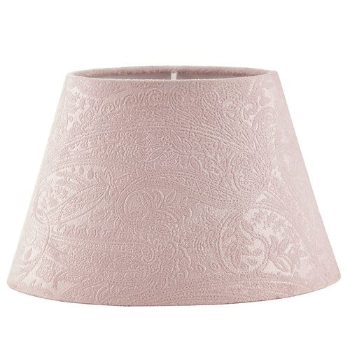 Skärm sammet Paisley 22cm