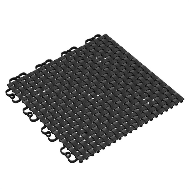 Lounge golvplatta svart 1m2