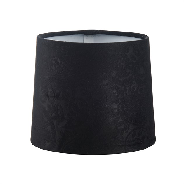 Skärm sammet Paisley 16cm