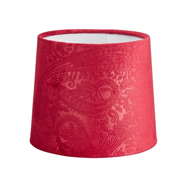 Skärm sammet Paisley 16cm