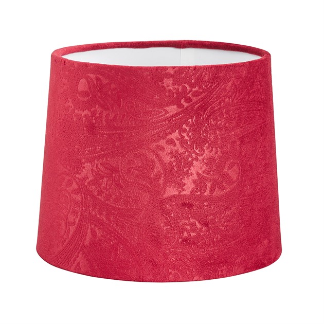 Skärm sammet Paisley 20cm