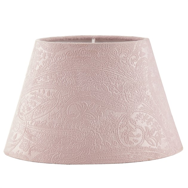 Skärm sammet Paisley 22cm