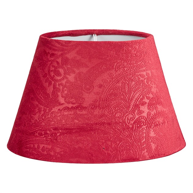 Skärm sammet Paisley 22cm