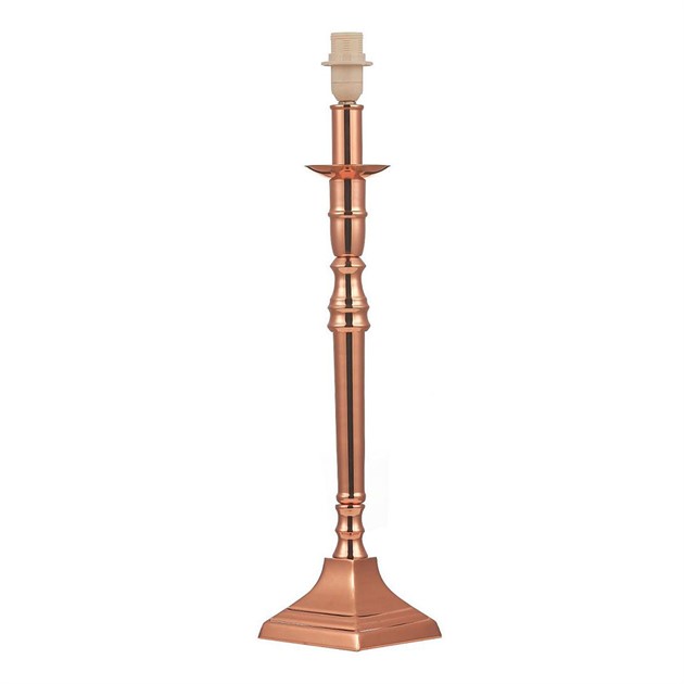 Lamp base copper 51cm
