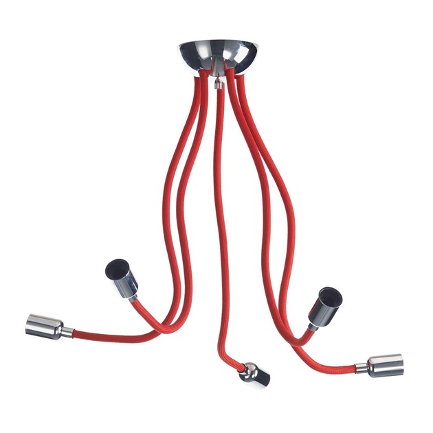 Ceiling lamp 5-arm flex