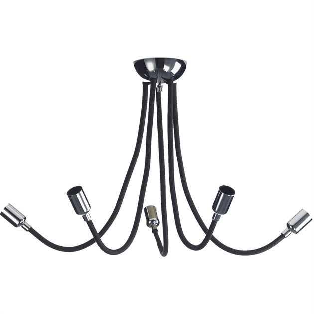 Ceiling lamp 5-arm flex